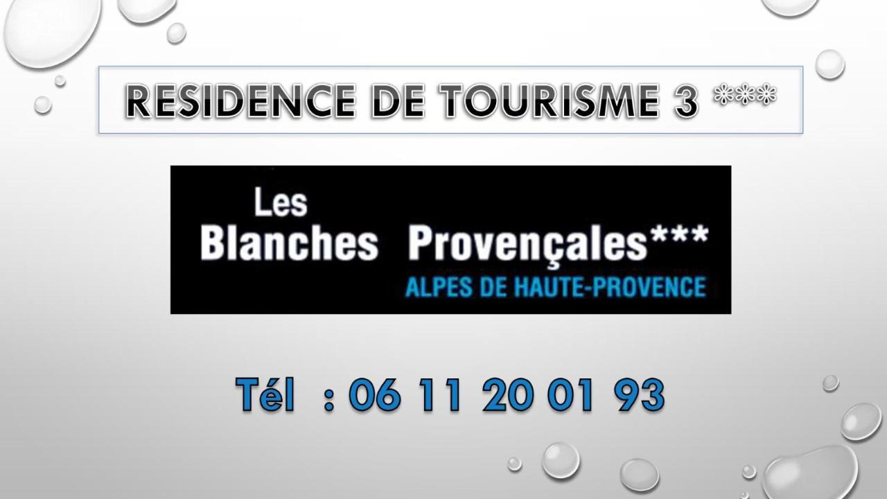 Les Blanches Provencales Bed and Breakfast Selonnet Eksteriør billede